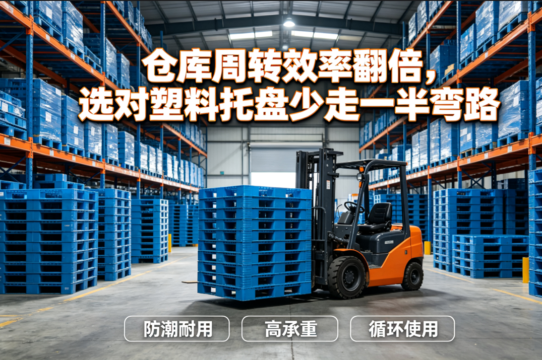 仓库周转效率翻倍，选对塑料托盘少